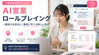 営業ロープレ評価シートの作り方|評価項目・フィードバック例・AI活用