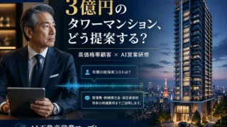 不動産営業ロープレ事例01｜約3億円のタワーマンション購入ヒアリング