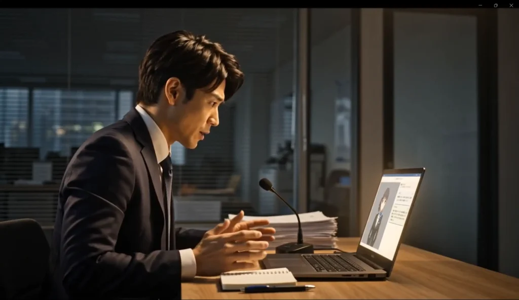 Sakuraseisai AI Sales Coach software interface
