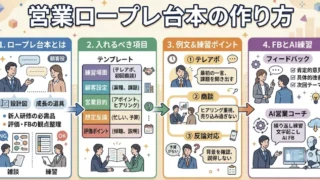 営業ロープレ台本・テンプレート|テレアポ・商談・反論対応の例文