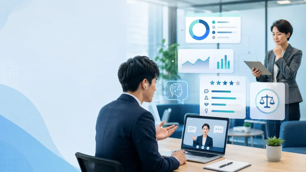 AI営業ロープレの評価と人事評価