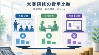 営業研修の費用相場は?外部研修・社内研修・AIツールのコストを比較