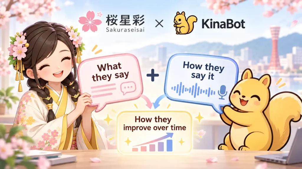 桜星彩とAImoji（KinaBot）が技術連携に向けLOI締結