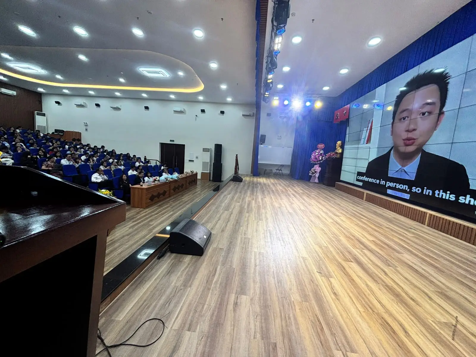 ICEFM 2026 Saigon University会場で行われた桜星彩株式会社のAIスキル・起業家能力研究の遠隔発表